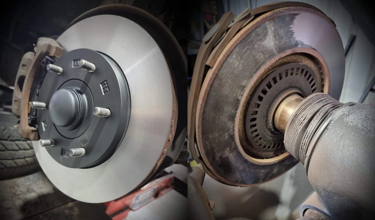 Brake Servicing machine rotors